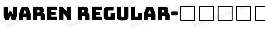 Waren Regular字体转换